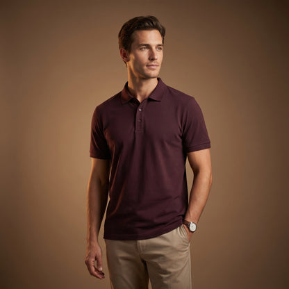 Men’s Premium Textured Polo Shirt