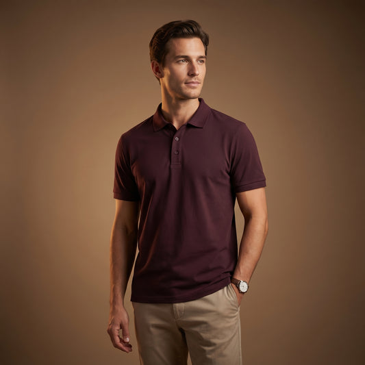 Men’s Premium Textured Polo Shirt