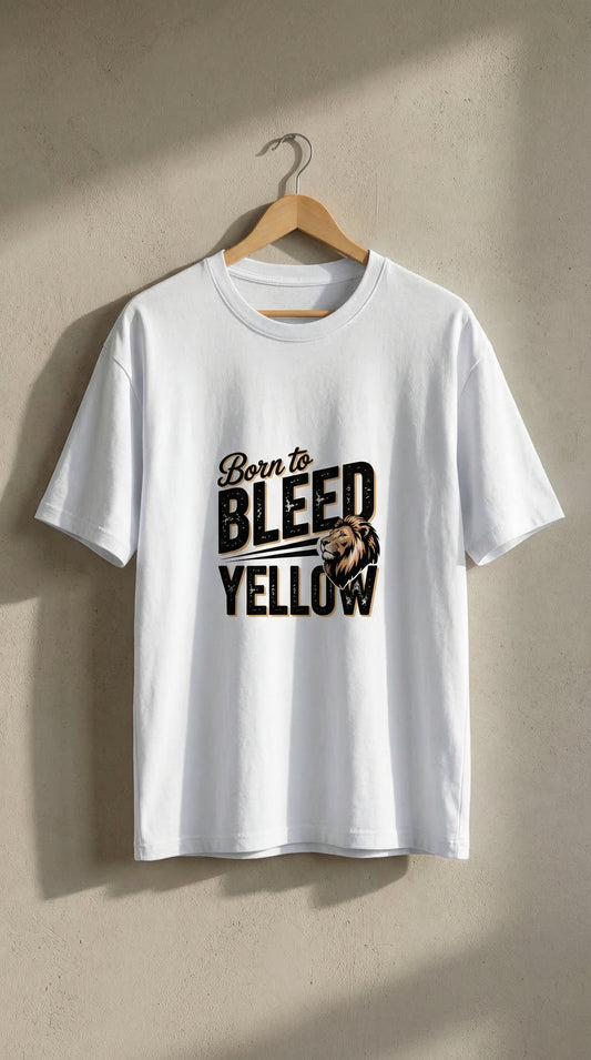 Born to Bleed Yellow Premium Graphic T - Shirt
