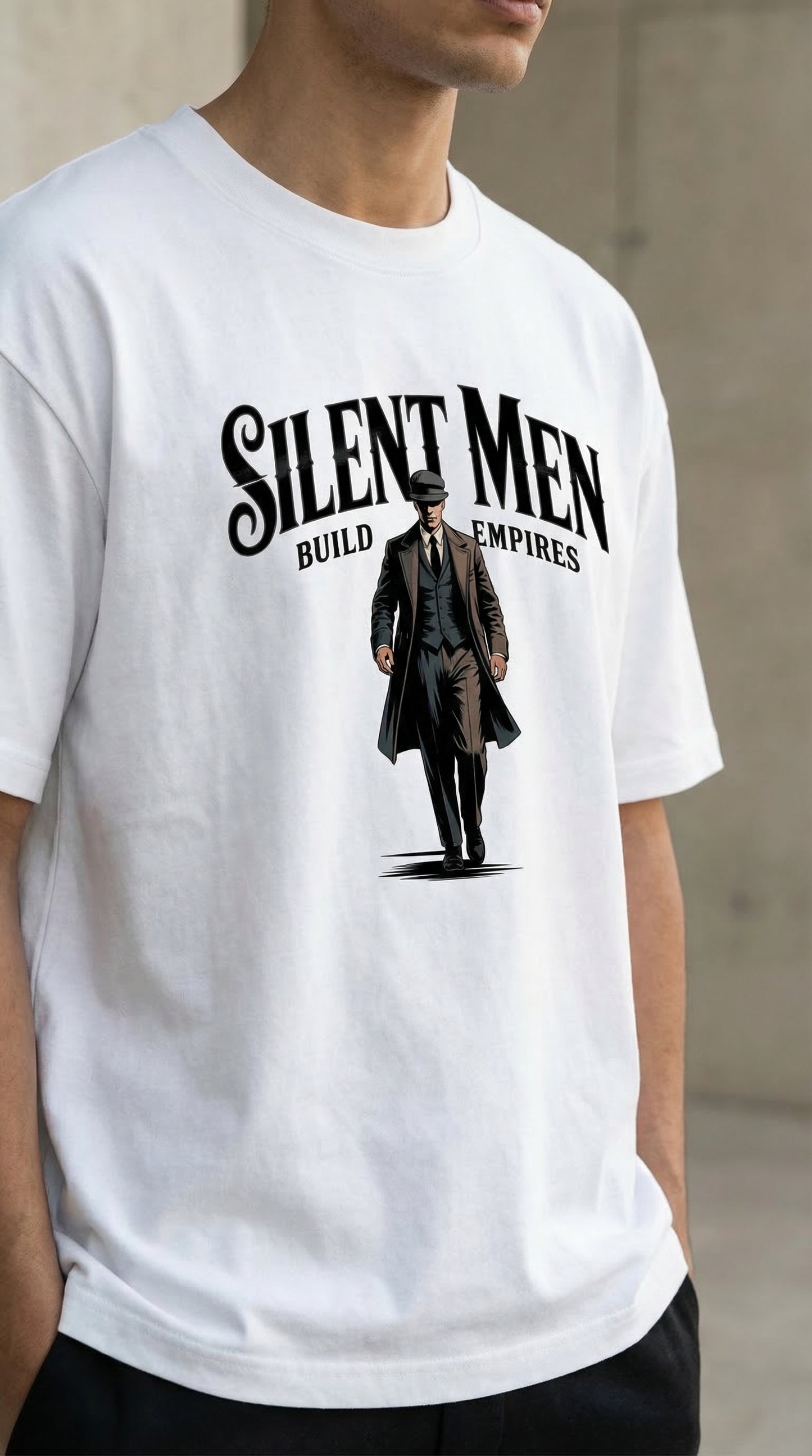 Build in Silence Premium Statement T-Shirt