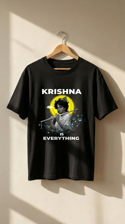 The Eternal Krishna – Sacred Flow Graphic T - Shirt