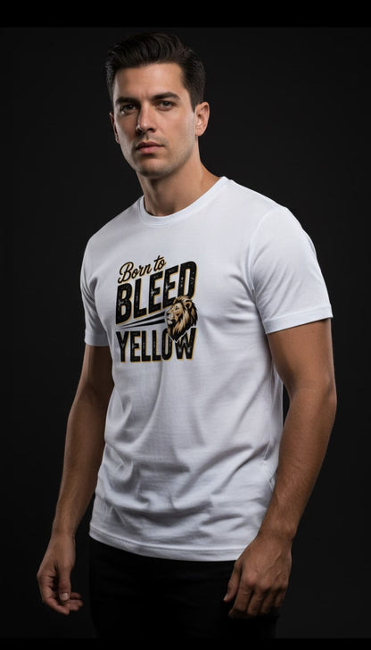 Born to Bleed Yellow Premium Graphic T - Shirt