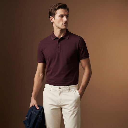 Men’s Premium Textured Polo Shirt
